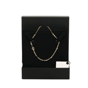 Chanel CC Necklace White/Black